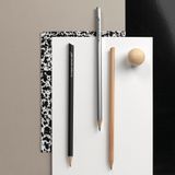 Stationery - Natural & black magnetic pencil - TOUT SIMPLEMENT,