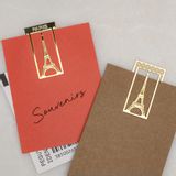 Stationery - Stainless steel paper clips - Eiffel Tower - TOUT SIMPLEMENT,