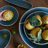 Platter and bowls - Gerona Olive Dish - CANVAS HOME