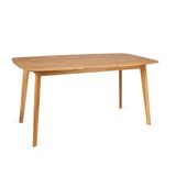 Tables Salle à Manger - Table à manger en bois chêne 150x90x75 cm MU70191 - ANDREA HOUSE