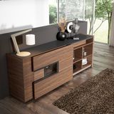 Objets de décoration - Buffet avec LED avec 2 portes coulissantes. - A.BRITO