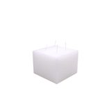 Bougies - Carré 15x15xh.11 cm blanc - SEMPRE LIFE