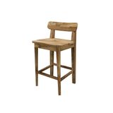 Chaises - Chaise de bar Maria en teck naturel extérieur - SEMPRE LIFE