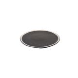 Assiettes de réception - Assiette Bob plate Ø24 x h1,5 noir - SEMPRE LIFE