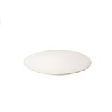 Formal plates - Bob plate flat Ø24 x h1,5 white - SEMPRE LIFE
