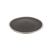 Formal plates - Bob plate flat Ø32 x h1,5 black - SEMPRE LIFE