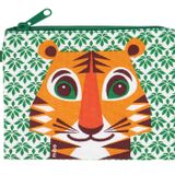 Petite maroquinerie - Porte-monnaie COTON BIO Tigre - COQ EN PATE
