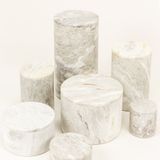 Food storage - Round natural stone boxes - L INDOCHINEUR X RIVÊT