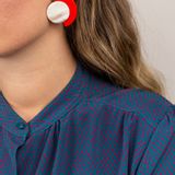 Bijoux - Horn and lacquer earrings - L INDOCHINEUR X RIVÊT
