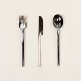 Ménagères - Set of 3 small cutlery in natural horn - L INDOCHINEUR X RIVÊT