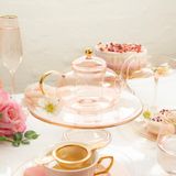 Tea and coffee accessories - Rose Glass Teapot - CRISTINA RE