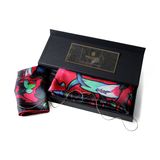 Foulards et écharpes - COFFRET "MÈRE FILLE" OISEAUX DU PARADIS 1 CARRÉ DE SOIE 90 + 1 CARRÉ DE SOIE 45 - MAISON FÉTICHE