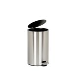 Poubelles de cuisine - Poubelle à pédale en acier inoxydable. Couvercle à fermeture souple CC70175 - ANDREA HOUSE
