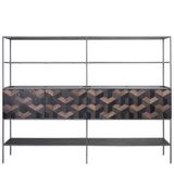 Bookshelves - ILLUSION SIDEBOARD L + TOPRACK L - VERSMISSEN REST AREA