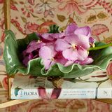 Decorative objects - Large leaf shape porcelain bowl - G & C INTERIORS A/S
