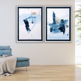 Paintings - AZUL I & II PAINTINGS - NOVOCUADRO ART COMPANY
