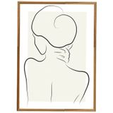 Poster - Embracing Silhouette Art Print - METTEHANDBERG ART PRINTS