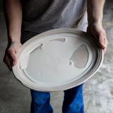 Everyday plates - Round dinner plate in recycled ceramic - 26 cm / 10" - REVOL