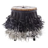 Unique pieces - Hula (Black white, Brown seat) - KITT.TA.KHON