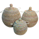 Dressings - Panier à linge « Afripe » - EA DÉCO NATUREL & DESIGN