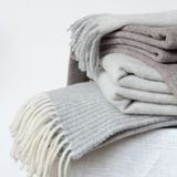 Decorative objects - Pure wool throw Blanket - GIARDINO SEGRETO