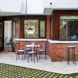 Outdoor space equipments - PUERTO Stool - ISIMAR