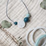 Gifts - Palm Sunrise Pétrole | Baby carrier, breastfeeding and Teething Necklace - MINTYWENDY