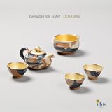 Objets de décoration - Théière Neoul-Or. - DOJA IHN