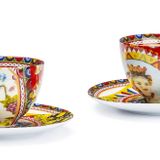Tasses et mugs - Lot de 2 tasses à thé et soucoupe, Santa Rosalia - PALAIS ROYAL