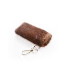 Unique pieces - mobile bag i-Phone; mink; nature; caramel; - KATRIN LEUZE -COLLECTION-
