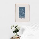 Poster - ILLUSTRATION - THE BEACH - DAVID & DAVID STUDIO
