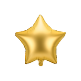 Christmas garlands and baubles - Foil balloon Star, 48cm, gold - PARTYDECO