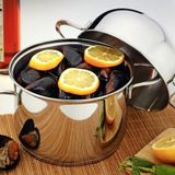 Stew pots - Stainless Steel - ENAMELWARE BEMUS STAHLWAREN