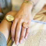Gifts - Gold stainless steel ring - MARGO