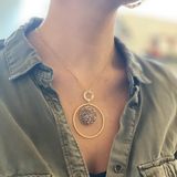Gifts - Circled necklace 42 cm + 5 cm - MARGO
