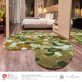 Other caperts - Upcycling Area Rug: Aquatic Green design (DEmark Award 2020) - THE CARPET MAKER