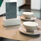 Other office supplies - Concrete Table Display/Menu Holder/Flyer Display with or without Acrylic Glass - CO33 EXKLUSIVE BETONMÖBEL