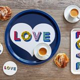 Table mat - LOVE - Trays - Coasters - Mugs - Serving trays - JAMIDA OF SWEDEN