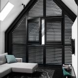 Wine accessories - JASNO SHUTTERS - interior shutter with swivel blinds in glass roof and light well - JASNO