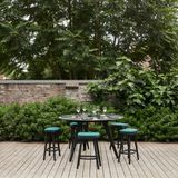Lawn chairs - Patio bar stool Solid - MANUTTI