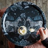 Table mat - Lost World / Navy - Tray - Table mat - Placemat - coasters - Serving trays - JAMIDA OF SWEDEN