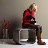 Stools for hospitalities & contracts - OPUS SOLO 1-Seater Concrete Bench / Sideboard / Table / Stool for indoor and outdoor use - CO33 EXKLUSIVE BETONMÖBEL