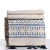 Throw blankets - THROW BED COVER SOFA COVER HANDPRINTED COTTON UNIQUE ELEGANT - LALAY