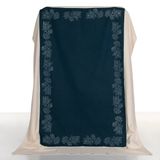 Throw blankets - THROW BED COVER SOFA COVER LEYAN HAND PRINTED DENIM FABRIC COTTON UNIQUE - LALAY