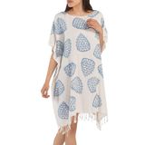 Homewear - HANDPRINTED TUNIC BEACH DRESS HOMEWEAR - LALAY