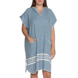Prêt-à-porter - PONCHO À CAPUCHE EN COTON SULTAN - LALAY