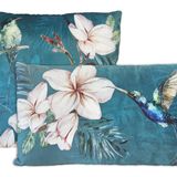 Coussins textile - Colibris Bleu / Housse de Coussin - AUTREFOIS DÉCORATION
