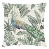 Coussins textile - Paon V / Housse de Coussin - AUTREFOIS DÉCORATION