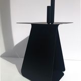 Coffee tables - Rectangular asymmetrical side table YOUMY -  Anodic black - MADEMOISELLE JO