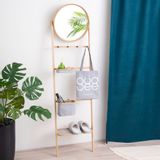 Shelves - GROTA Leaning storage rack with mirror - GUDEE